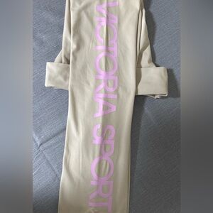 Victoria’s Secret Pink Fold Over Flare Leggings Women’s Small 31” Inseam